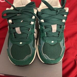 New Balance Kids' Emerald Green Sneakers
